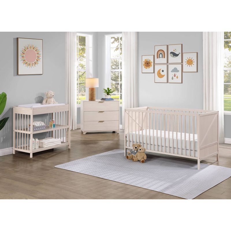 Suite Bebe Pixie Zen 3-in-1 Crib - Washed Natural, 2 of 7