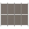 vidaXL 4-Panel Room Divider Anthracite 78.7"x70.9" Fabric - 3 of 4