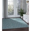 Area Rug Ultra-Thin Moroccan Area Rug Non-Slip Non Shedding Area Rug Low-Pile Indoor Outdoor Throw Rug - 3 of 4