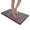Softlux Extra Thick Charcoal Infused Diamond Memory Foam Runner Bath Mat - Microdry - 2 of 4