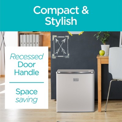 Compact White Energy Star Mini Fridge with Freezer, 1.7 Cu. Ft.