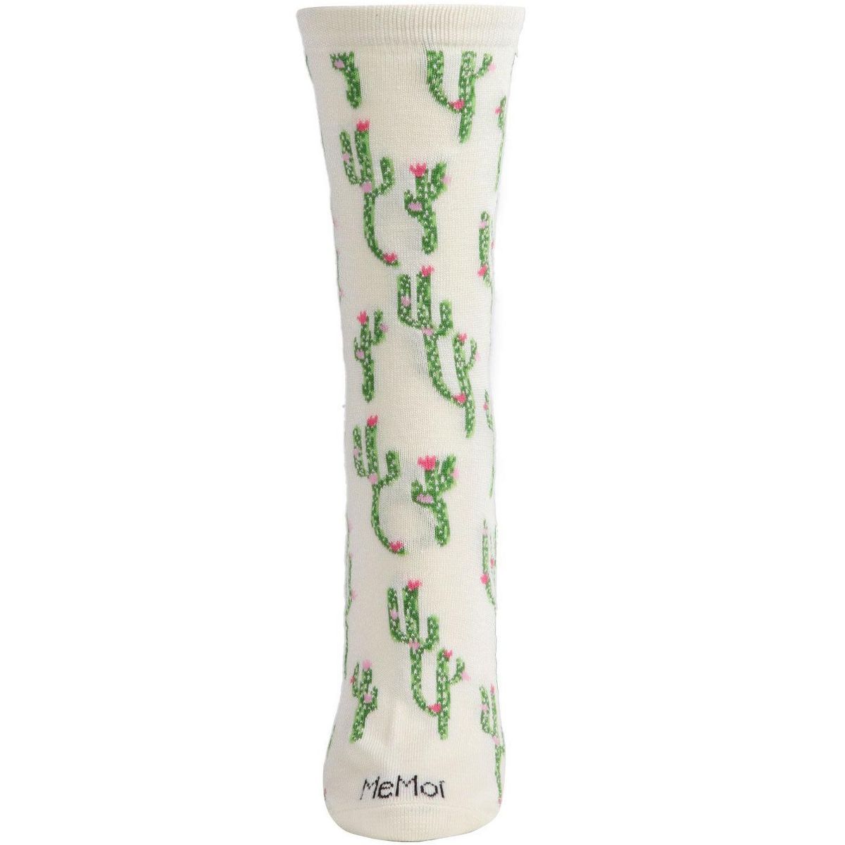 Memoi Cactus Bamboo Blend Crew Socks - thumbnail 10