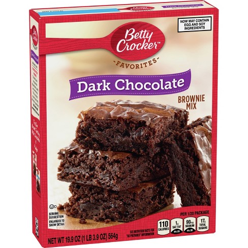Betty Crocker Dark Chocolate Brownie - 19.9oz - image 1 of 4