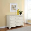 Home Styles Naples Dresser Off White: Hardwood Bedroom Storage, 8-Drawer Vertical Design, Assembly Required - 3 of 4