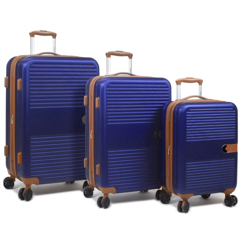 World Traveler Garland Hardside 3-Piece Luggage Set With USB Port, 1 of 8