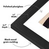 Americanflat Wide Molding Picture Frame with Mat - 3 of 4