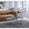 49" Adelae Sofa Table Faux Marble Top/Chrome Finish - Acme Furniture - 3 of 3