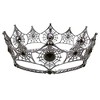 Underwraps Spider Web Metal Crown With Black Jewels Adult Costume Accessory - 2 of 4