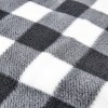 Hastings Home Large Heated Electric Car Blanket – 59" x 43", Black and White - 2 of 4