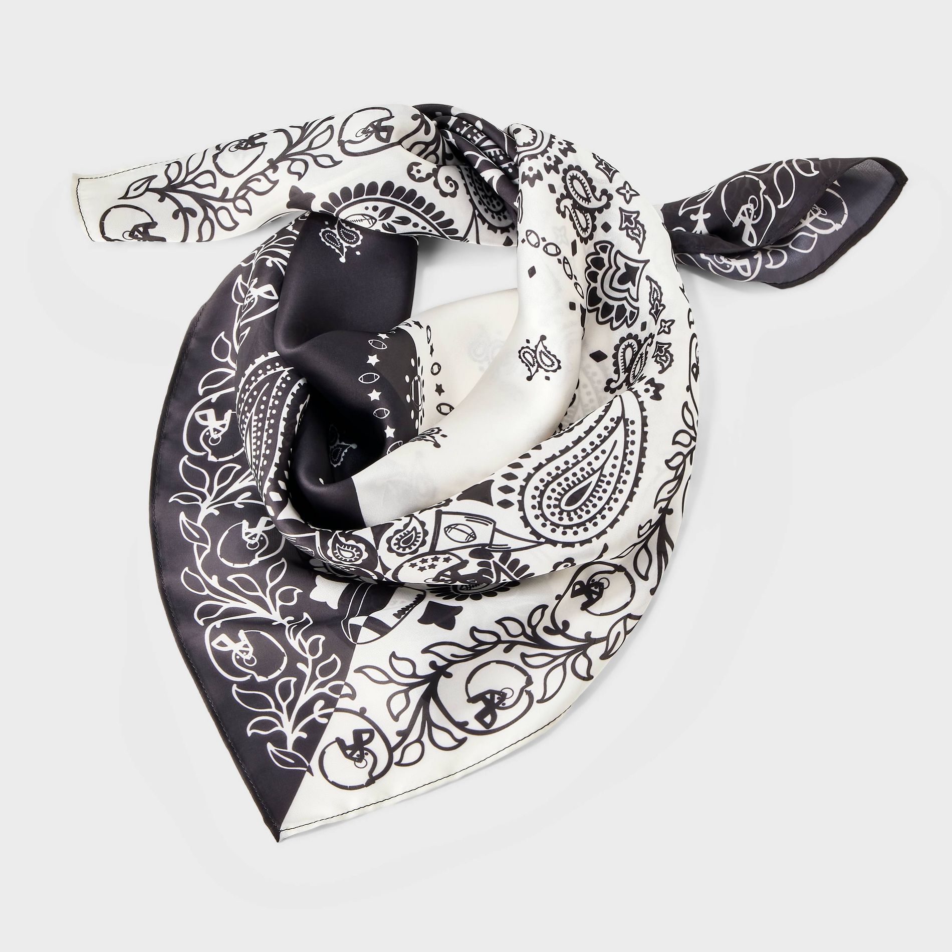Game Day Two Tone Bandana Scarf - Wild Fable™
