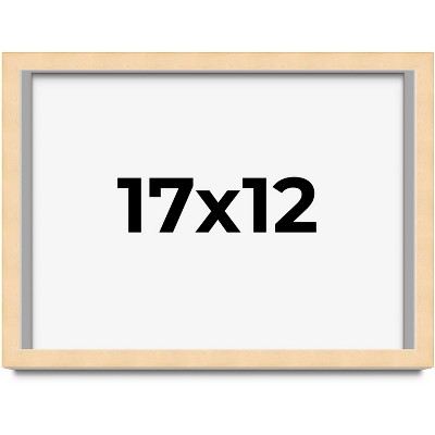 PosterPalooza | 17x12 Wood Frame with UV Acrylic, 6 Finishes: Black, White, Bronze, Silver, Wood, Mahogany