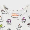 Toddler Girls' Adaptive 2pk Short Sleeve Halloween Dress - Cat & Jack™ Cream - 3 of 4