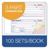 Adams Receipt Book, Three-Part Carbonless, 7.19 x 2.75, 4 Forms/Sheet, 100 Forms Total - 3 of 4