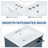Whisen 24" Bathroom Vanity with Sink, Drawers & Adjustable Shelf - 4 of 4