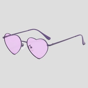 Anna-Kaci Women's Stylish Heart-Shaped Polarized Sunglasses UV400 Protection for Outdoor Activities - 1 of 3