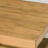 HOMCOM Bamboo Kitchen Island Cart on Wheels, Utility Trolley Cart with 2 Storage Drawers and Open Shelves, Bamboo Tone - 2 of 4