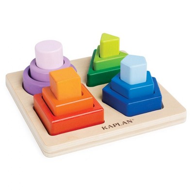 Kaplan Early Learning Nest and Stack Shapes - 12 Pieces