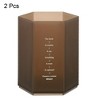 Unique Bargains Pencil Holder Plastic Hexagon Pen Cup Stationery Organizer for Office Desktop - 3 of 4