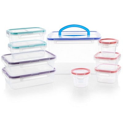 Snapware Airtight Plastic Food Storage Container Tote Set - 18pc