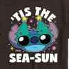 Men's - Lilo and Stitch - Tis the Sea-Sun Christmas Short Sleeve Graphic T-Shirt - 2 of 4
