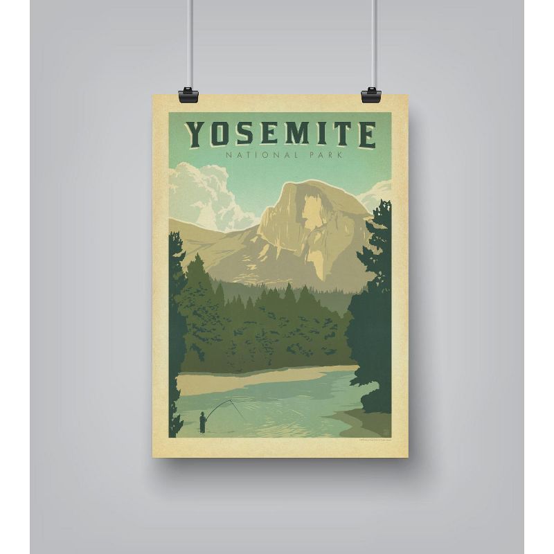 Americanflat Vintage Botanical Asa Np Yosemite By Anderson Design Group Poster Art Print, 4 of 8
