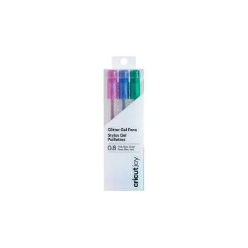 Cricut Glitter Rainbow Gel Pens and Watercolor Marker Brush Set Bundle