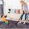 KWPZQEB Washable Area Rug, Ultra Soft Area Rug with Non-Slip Backing & Durable Edge Binding, Vintage Rugs for Home Office, Burgundy - 2 of 4