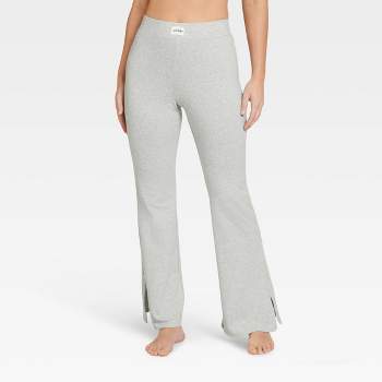 Jockey Ladies' Cropped Slit Flare Activewear Yoga Pants, Nocturne Medium