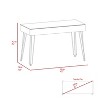 Vynxaria Mahogany Drawer Desk Four Legs One Drawer Classic Design for Home Offices - 2 of 4