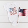 The Juniper Shop Peace Signs Flag Baby Bodysuit - 2 of 2