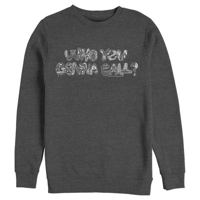 Men's Ghostbusters Who You Gonna Call Collage Sweatshirt