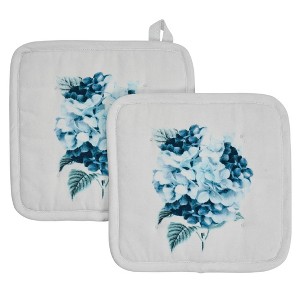 Finders Keepers Hydrangea Pot Holder Set of 2 8x8 - 1 of 4