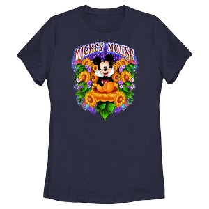 Women's Mickey & Friends Colorful Sunflower Field T-Shirt - 1 of 4