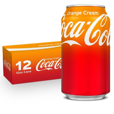Coca-Cola Orange Cream Soda - 12pk/12 fl oz Cans
