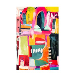 Tom Quartermaine 'Vibrant Abstract Painting Art' Canvas Art - 1 of 4