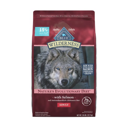 Blue Buffalo Wilderness Adult Dry Dog Food With Salmon Flavor - 28lbs ...