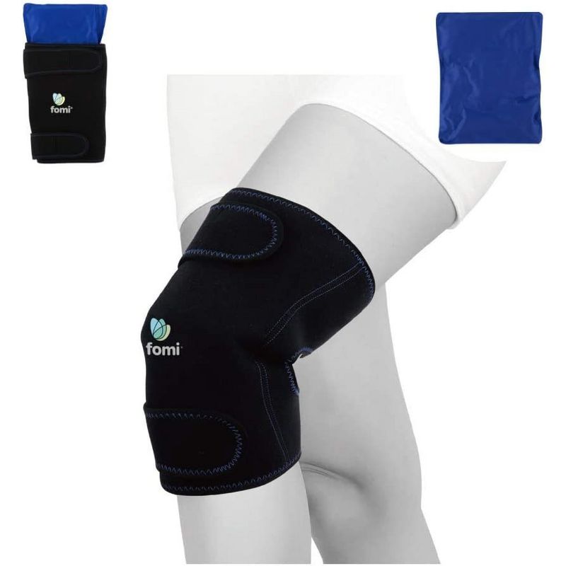 FOMI Knee Hot Cold Ice Wrap | Comfortable Compression Support, 1 of 4