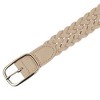 INSPIRE CHIC Women's Braided Square Buckle Fashion Versatile for Coat Jeans Decorative Belts - 2 of 4