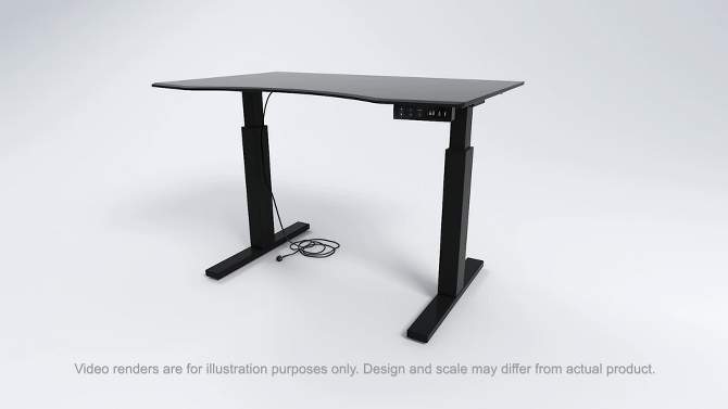 Baron Contemporary Adjustable Office Stand Up Table Large - HOMES: Inside + Out, 2 of 8, play video