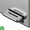 Gallon Kitchen Trash Can Classified Compartment Rubbish Bin with Soft-Close Lid Stainless Steel Waste Bin - 3 of 4
