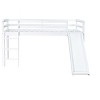 NicBex Twin Size Low Loft Bed with Slide & Ladder,Fun Kids Bunk Bed with Safety Rails & Rubber Wood Twin Loft Bed for Kids,Teens - 2 of 4