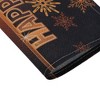 Unique Bargains Christmas Place Mats Linen Black Gold Tone 13"x17.7" 2 Pcs - 4 of 4