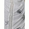 LA LEELA Women's Coverups Bikinis Swim Cover Up Swimwear Bathing Suit Beachwear Beach Wraps Summer Vacation Long Sarong for Women One Size White,Solid - 2 of 4
