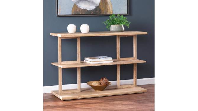 Aylbath Geometric Console Table Natural - Aiden Lane, 2 of 11, play video