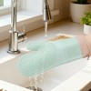 REGALWOVEN Heat Resistant Silicone Thick Cotton Lining Oven Mitts 13 x 7.5 Inch 2 Pcs - 4 of 4