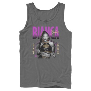 Mens WWE Gold Bianca Belair Tank Top - 1 of 4