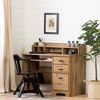 Versa Computer Desk with Hutch - South Shore - 2 of 4