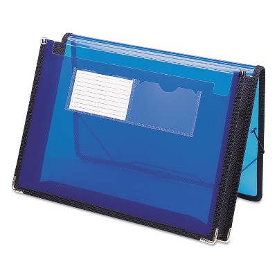 Smead 2" Exp Ultracolor Wallet Poly Letter Translucent Blue 71953