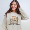 Simply Sage Market Women's Graphic Sweatshirt Can't Be Tamed Horse - 2 of 3