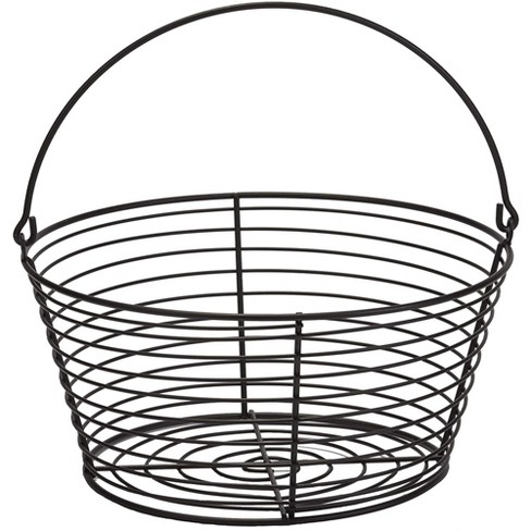 Ittle Giant Large Metal Wire Egg Basket For Collecting, Carrying